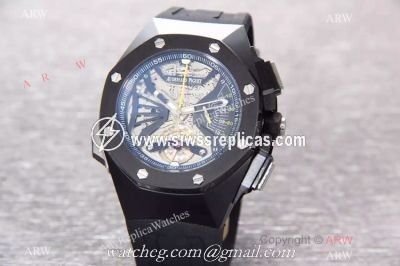 Audemars Piguet Royal Oak Concept Quartz Chronograph Replica Watch Black Case