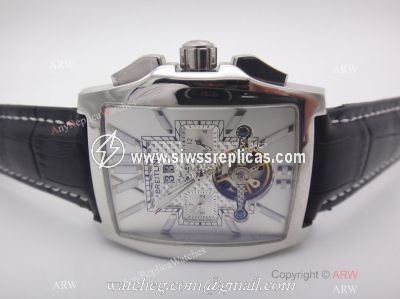 AAA Grade Replica Breitling Bentley Flying B Watch Black Leather White Dial