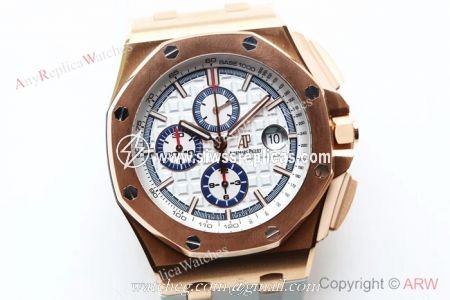 JH AUDEMARS PIGUET 26400SO CAL.3126 44MM ROSE GOLD CASE WATCH