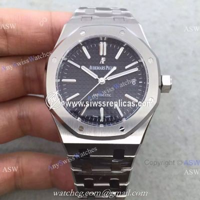 Swiss 3120 Replica Audemars Piguet Royal Oak SS Black