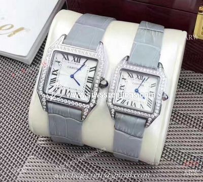 High Quality Cartier Santos Diamond Replica Watch Lover watch