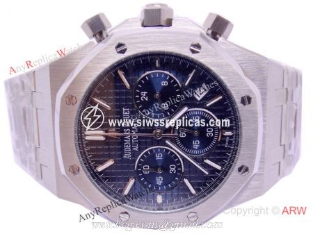 Fake Audemars Piguet For Sale Royal Oak Chronograph Blue Face Watch
