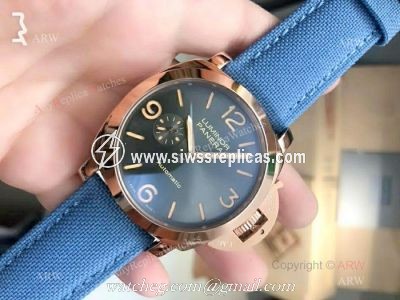 Panerai Luminor Watches Rose Gold Gray Face 44mm