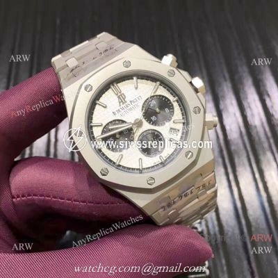 Audemars Piguet Royal Oak Sand Case White Dial Watches 44mm AP Watch