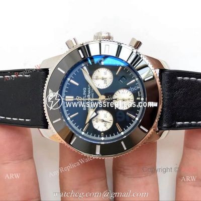 Replica Breitling Superocean Heritage II B01 7750 Watch Black Face