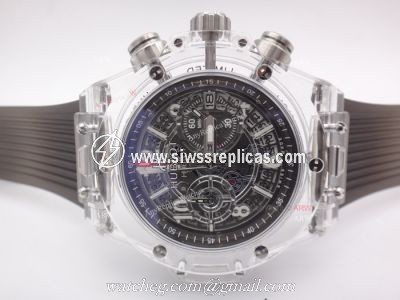 2018 Baselworld Hublot Big Bang Unico Sapphire Replica Watch Black Skeleton