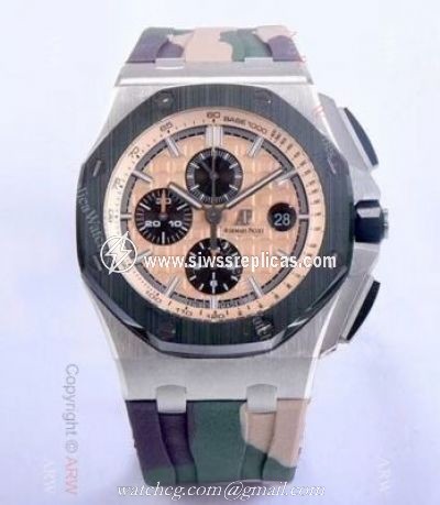 JF Copy Audemars Piguet Royal Oak Offshore 26400 CAL.3126 44mm Camouflage Watch