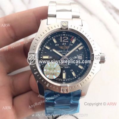 Breitling Copy Watches China Factory Newest Breitling Colt Automatic Watch 44mm Black Dial