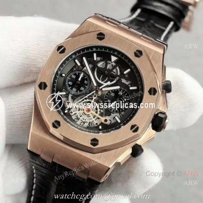 New Copy Audemars Piguet Royal Oak Offshore watches Rose Gold Super Luminous Markers