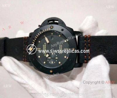 Panerai Luminor Submersible All Black Watch 47mm PAM508 Replica