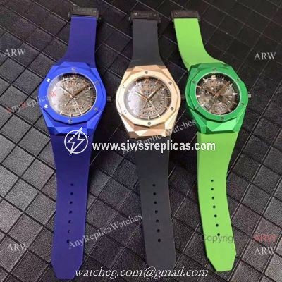 New Replica Hublot Big Bang Quartz Watch Skeleton Dial