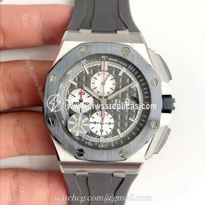 Swiss Copy Audemars Piguet Royal Oak Offshore JF 3126 Watch Titanium Case Ceramic Bezel