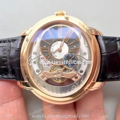 Swiss Grade Audemars Piguet Royal Millenary 4101 Watches Rose Gold Skeleton Dial