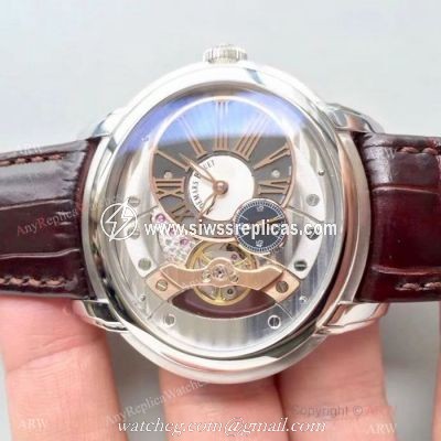 Swiss Replica Audemars Piguet Royal Millenary Cal.4101 SS Skeleton Dial Watch