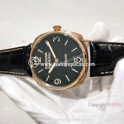Copy Panerai Radiomir Firenze Rose Gold 47MM Watch PAM604