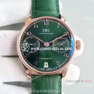 Fake IWC Portugieser Automatic 7 days Rose Gold 44.2MM Watch for sale