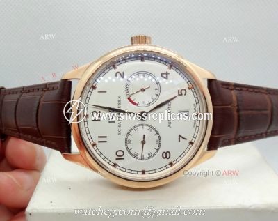 Iwc Schaffhausen Portugieser Chronograph Watch Fake IWC Rose Gold Men Watches