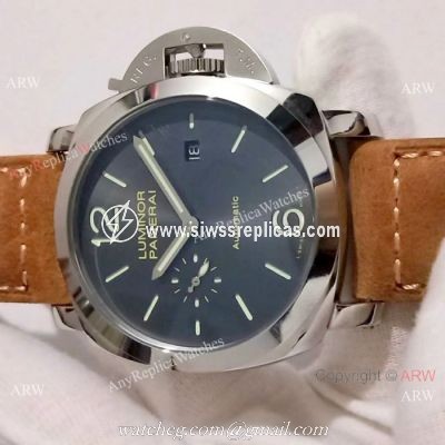 2019 New Panerai PAM 904 Luminor Due Watch Gray Rhodium Dial