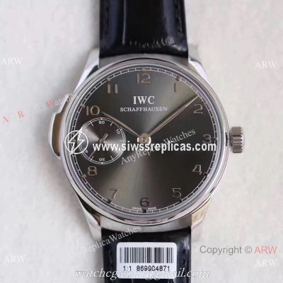 Replica IWC Portuguese Minute Repeater Men Watch SS Rhodium Dial / New Style IWC