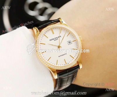 Patek Philippe Automatic Calatrava Watches Gold Case