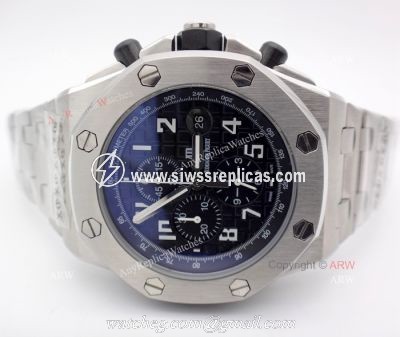 Audemars Piguet Replica Watch Black Chronograph Stainless Steel