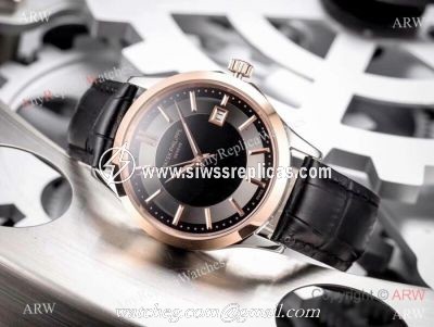Fake Patek Philippe Calatrava 42mm Watch Rose Gold Bezel