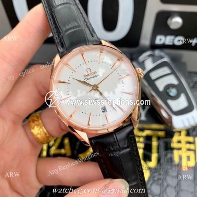 Swiss 8807 Omega Seamaster Edizione Venezia Replica Watches Rose Gold