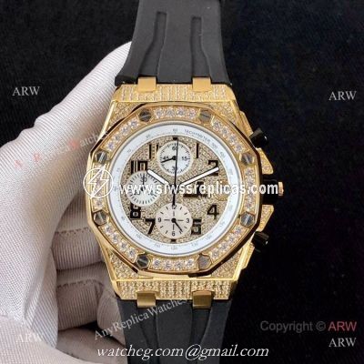 Copy Audemars Piguet Ice Royal Oak offshore Limited Edition Rubber Strap Watches