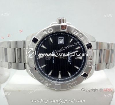 Replica Tag Heuer Aquaracer Stainless Steel Black Dial Quartz Watch