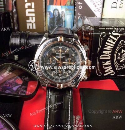 Replica Breitling Chronomat 01 Two Tone Rose Gold Watch