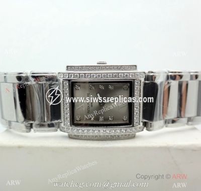 2019 Copy Patek Philippe Twenty 4 Stainless Steel Silver Dial Watches 26mm Women