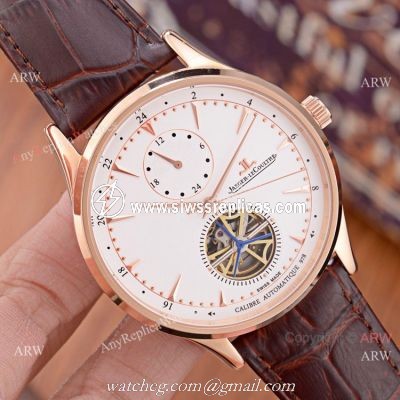 High Quality Jaeger LeCoultre Master Grande Tradition A Tourbillon Watch Rose Gold 41mm