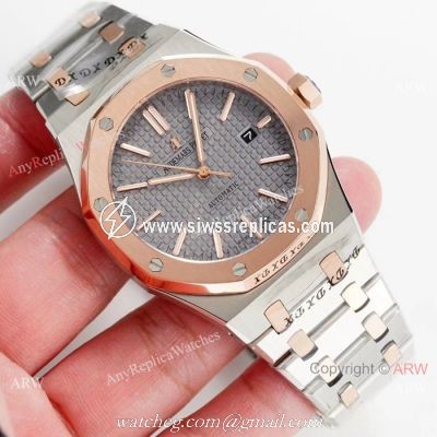 Swiss 3120 Audemars Piguet Replica Watch Two Tone Rose Gold 41mm