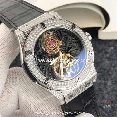 Best Hublot Classic Fusion Tourbillon Iced Out Watch Hublot Knock off