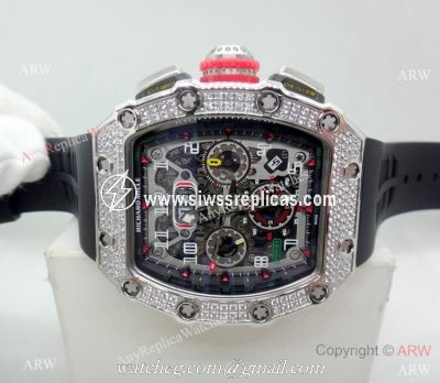 New Replica Richard Mille AAA RM 11-03 Diamond Watch