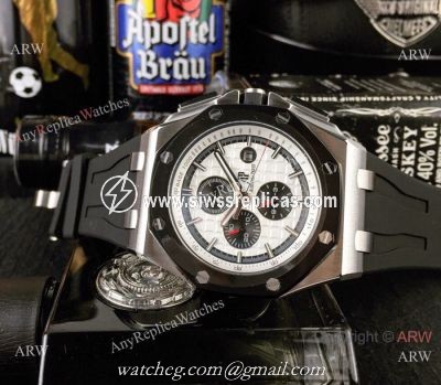 Fake Audemars Piguet Royal Oak Offshore Automatic watch SS White Dial