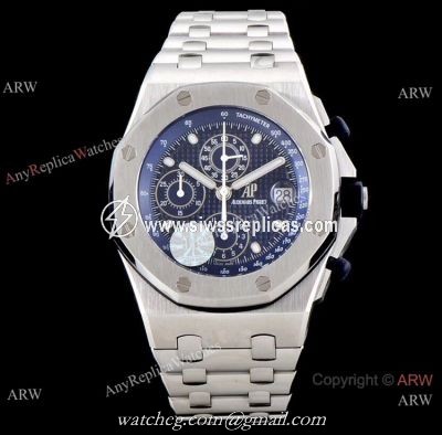 JF Factory Audemars Piguet Royal Oak Offshore 25th Anniversary 26237 Blue Dial Watch