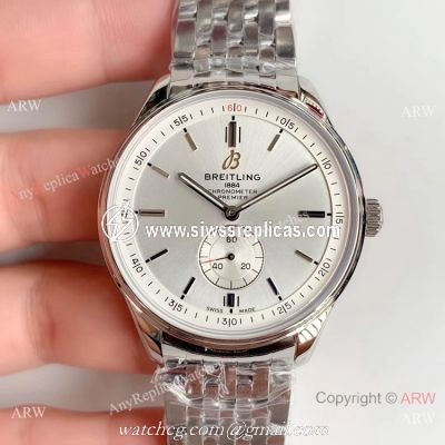 Swiss Grade Breitling Premier Stainless Steel Men Watch / Best Replica Watches China Dealer