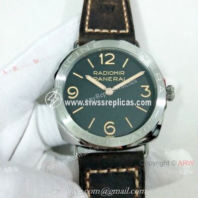 2019 Replica Radiomir Panerai PAM00685 Watch SS Brown Leather Strap