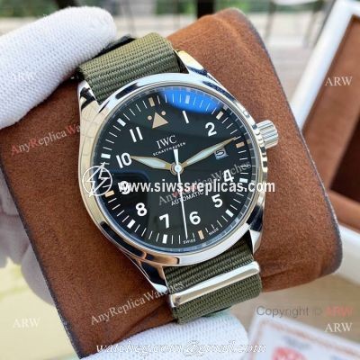 Nice Quality Replica IWC Big Pilots Spitfire Watches Black Face