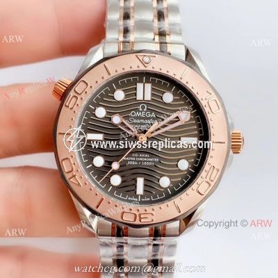 1:1 OM Factory Omega 25th Anniversary Seamaster Diver 300m Swiss 8806 Watch