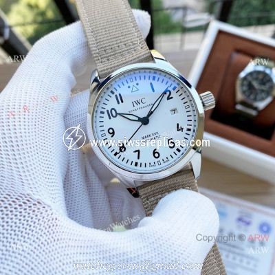 Low Price Copy IWC Big Pilots Watches Gray Nylon Strap