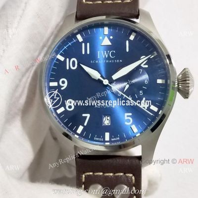 Copy IWC Big Pilots Le Petit Prince Midnight Blue Dial Watch IW500916