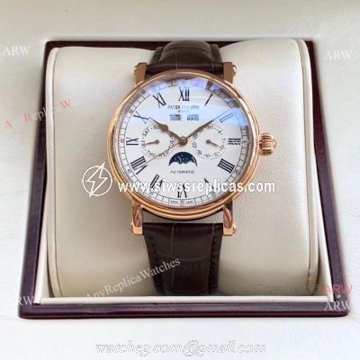 Copy Patek Philippe Grand Complications Watch Rose Gold 42mm