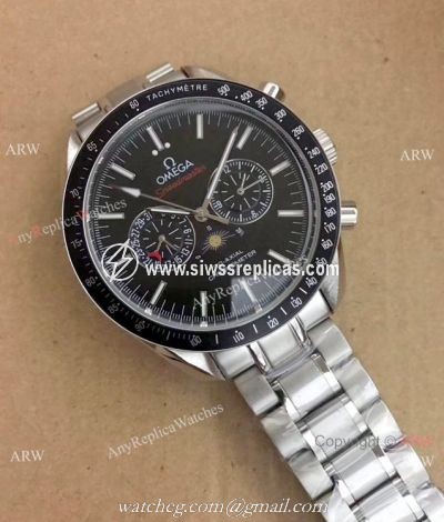 New Omega Speedmaster Moon Phase Automatic watch Stainless Steel