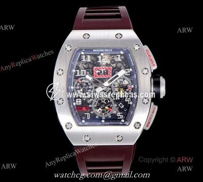KV Factory New Replica Richard Mille RM 011-FM Black Kite Flyback Chronograph Watch