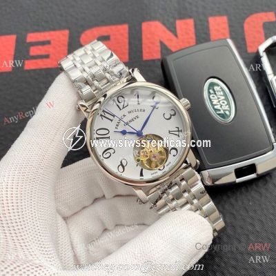 Copy Franck Muller Geneve Tourbillon Men Watch Stainless Steel