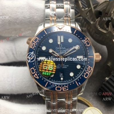 GBF Omega Diver 300M James Bond Replica Watch with Omega 8800 Movement