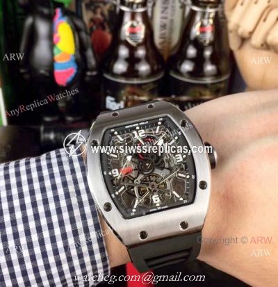 Richard Mille RM 012 Stainless Steel Men Watch  Swiss Quality Copy