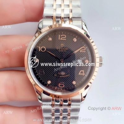 Swiss Replica Tudor 1926 Collection ETA2824 Watch 2-Tone Rose Gold